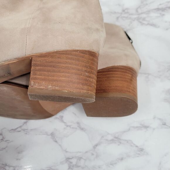 Seychelles Leather Floodplain Sand Suede Leather Ankle Booties Women's Size 8 - Picture 9 of 16